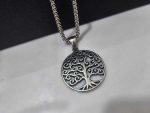 گردنبند درخت زندگی نقره ای