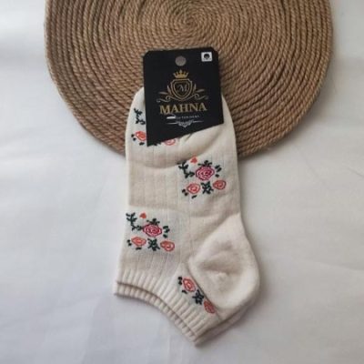 جوراب کیوت گلدار
