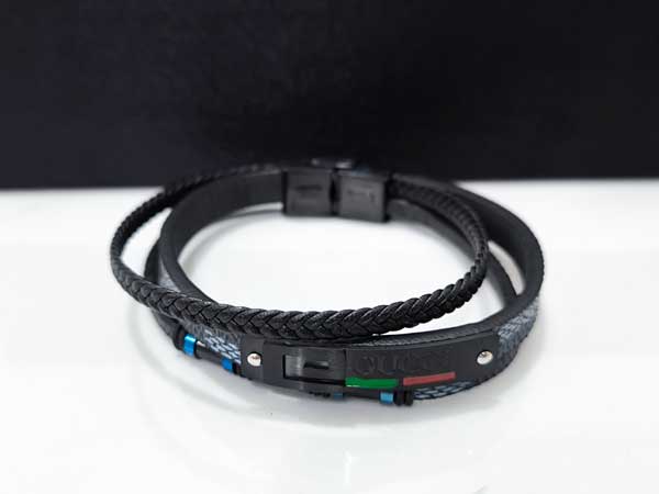 Gucci-leather-bracelet2 دستبند گوچی چرم اسپرت