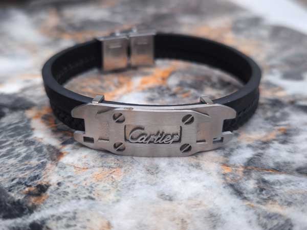 Dastband-Carteir-Charm دستبند چرم دو لاین اسپرت پسرانه