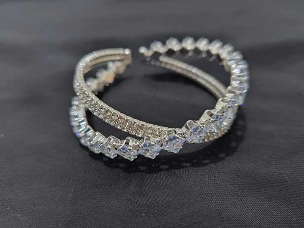 Two-line-jewelry-bracelet3 دستبند جواهری تنیسی فشن خاص