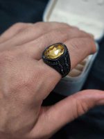 انگشتر استیل رنگ ثابت