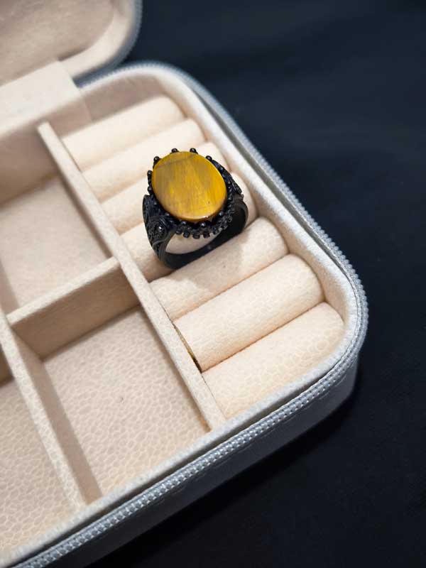 Stylish-men's-ring4 انگشتر مردانه کلاسیک استیل رنگ ثابت