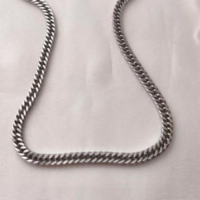 زنجیر مردانه کارتیر نقره‌ای کلاسیک