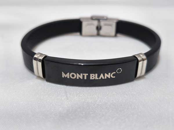 Cheap-leather-bracelet4 دستبند چرم مون بلان مردانه