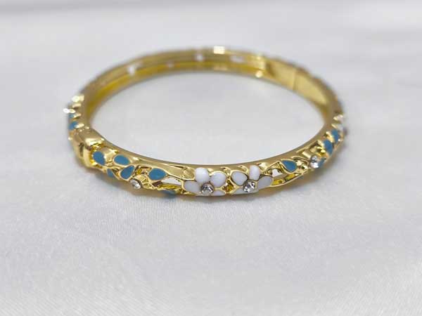 Enameled-girls'-bangles4 خرید بنگل میناکاری نگینی