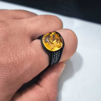 انگشتر استیل رنگ ثابت