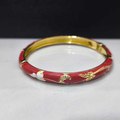 خرید بنگل میناکاری دخترانه شیک