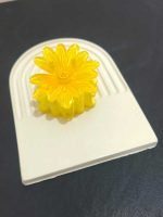 گیره موی پلومریا زرد | طرح گل هاوایی جذاب - Image 3